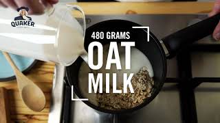 How to make oat milk with Quaker oats [upl. by Octavia]