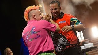 BEST WALKON EVER Peter Wright and Devon Petersens DanceOff [upl. by Ligetti]