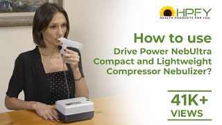 How to use Drive Power Neb Ultra Compact and Lightweight Compressor Nebulizer [upl. by Shaeffer]