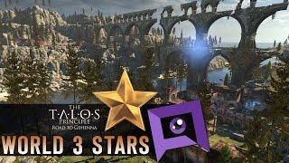 The Talos Principle Road to Gehenna DLC  Part 7 World 3 Stars [upl. by Niamert]