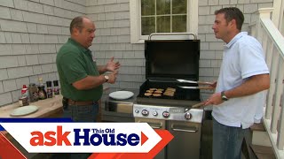 How to Install a Natural Gas Barbecue Grill  Ask This Old House [upl. by Aisemaj]