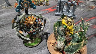 AoS Battle Report Seraphon vs Ironjawz [upl. by Giovanni47]