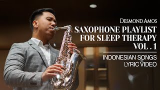 Saxophone Playlist for Sleep Therapy Vol 1  Indonesian Songs  Lyric Video [upl. by Kelcey126]