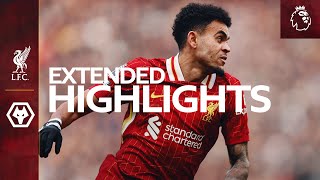 Extended Highlights Liverpool 21 Wolves  Premier League [upl. by Elicia]