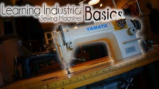 How to Thread Industrial Sewing Machines  The Basics [upl. by Anek]