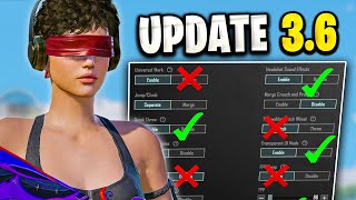 New Update 36 Best Settings amp Sensitivity to Improve Headshots and HipFire ✅❌  PUBG MOBILE  BGMI [upl. by Pontone90]