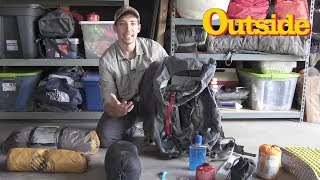 The 7 Things You Need to Start Backpacking  Outside [upl. by Yeleak]