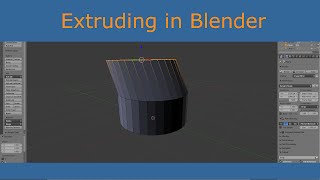 Extruding Vertices in Blender [upl. by Ares]