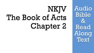 Acts 2  NKJV Audio Bible amp Text [upl. by Ynohtnaleahcim94]