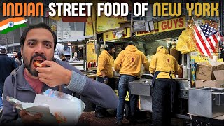 Indian Street Food in New York USA 🇺🇸 [upl. by Ulrika923]