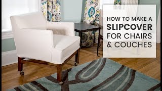 How to Make a Slipcover [upl. by Imerej]