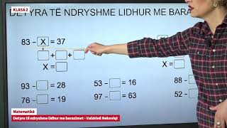 e Mesimi Klasa 2  2509 Matematikë  Detyra të ndryshme lidhur me barazimet [upl. by Hescock]