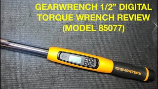 GEARWRENCH Digital Torque Wrench Review [upl. by Tletski]