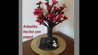 arbol de papeltree made from recycled magazine [upl. by Ttsepmet]