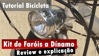 Kit Faróis à Dínamo para Bicicleta [upl. by Kanya85]