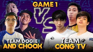 TEAM DOGIE amp CHOOX VS TEAM CONG TV GAME 1 RMC SEASON 3 SHOWMATCH [upl. by Spiegelman]