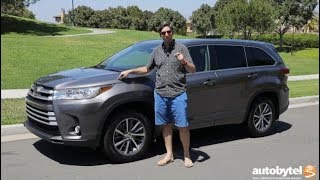 2018 Toyota Highlander XLE AWD Test Drive Video Review [upl. by Dichy]