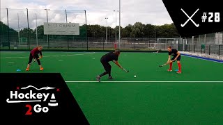 Field Hockey Drill  1 v 1 Defending  Ft Eddie Way [upl. by Gavriella]