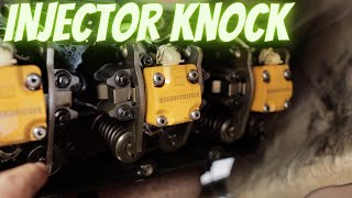 Ford 73 Powerstroke Diagnosing Injector Knock [upl. by Einnek655]