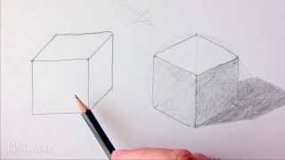 Como dibujar un cubo [upl. by Carr]