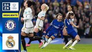 HIGHLIGHTS  Chelsea vs Real Madrid UEFA Womens Champions League 202324 Matchday 5 [upl. by Treble]