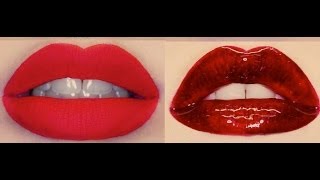 DIY Lippen von glänzend zu matt [upl. by Nolrak]