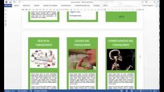 CÓMO HACER UN TRÍPTICO EN WORD [upl. by Langille]