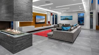 AwardWinning CustomBuilt  Contemporary Interior Design in Entertainers Dream Home  House Tour [upl. by Ahsikyw]