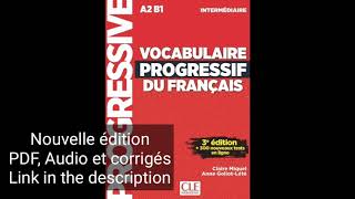 Vocabulaire progressif du français A2 B1 [upl. by Ordep]