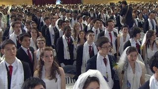 Unification Church Mass Wedding From Strangers to I Do [upl. by Hiamerej]