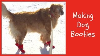 Making Dog Booties A Sewing Tutorial [upl. by Seavey752]