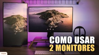 Como TRABALHAR com 2 MONITORES  3 OPÇÕES de SETUP  DICAS de como TRABALHAR MELHOR [upl. by Irmo]