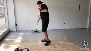 Paint Chip Floor Over Wood Subfloor  Commercial Kitchen Transformation [upl. by Ysnil347]