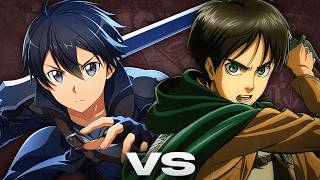 Eren vs Kirito Épicas Batallas de Rap del Frikismo  Keyblade [upl. by Adnale]