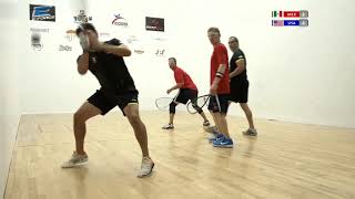 2018 Racquetball World Championships  Mens Doubles Final  MEX vs USA [upl. by Anwahsed]