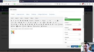 How To Edit A Web Page In Joomla in 2019 [upl. by Ronal]