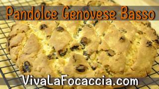 Video Ricetta Pandolce Genovese Basso Fatto in Casa [upl. by Friedrich]