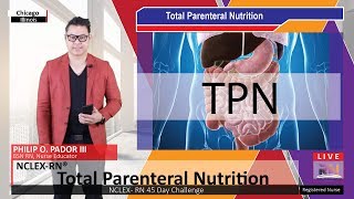 Total Parenteral Nutrition TPN [upl. by Islehc]