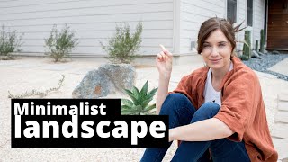 4 Lessons Designing Our Minimalist Landscape Front Yard [upl. by Hebbe]