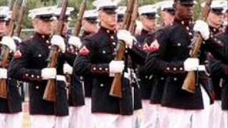 Marine corps Hymn bagpipes and band [upl. by Ymmat736]