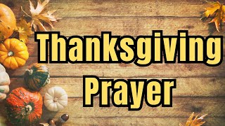 A Thanksgiving Prayer [upl. by Stanley213]