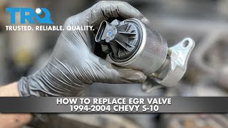 How to Replace EGR Valve Chevy S10 19942004 [upl. by Llemej395]