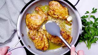 JUICY STOVE TOP CHICKEN THIGHS [upl. by Rudelson720]