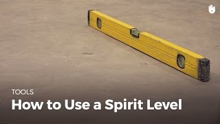 How to Use a Spirit Level  Masonry [upl. by Adikram]