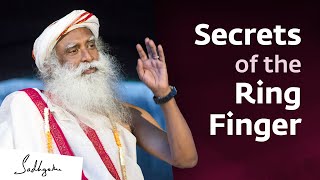 The Spiritual Significance of the Ring Finger  Sadhguru [upl. by Carr]