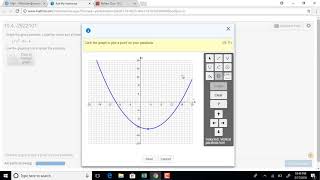 Graphing Parabolas in MyMathLab [upl. by Hengel]