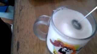 Aerolatte Review Frothing Cold Milk In Under 1 Minute [upl. by Milone572]