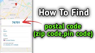 How to find postal code or zip code all area zip code and pin code find part 3 [upl. by Ajan133]