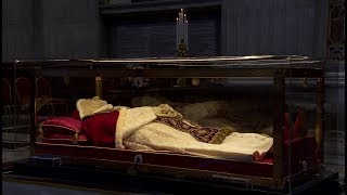 Remains of St John XXIII return home per Pope Francis request [upl. by Yarled]