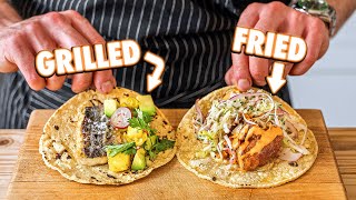 Perfect Homemade Fish Tacos Grilled Vs Fried [upl. by Drawde]